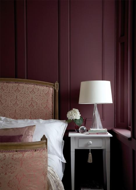 Marsala Wine Bedroom Colors, Bedroom Decorating with Dark Red Color