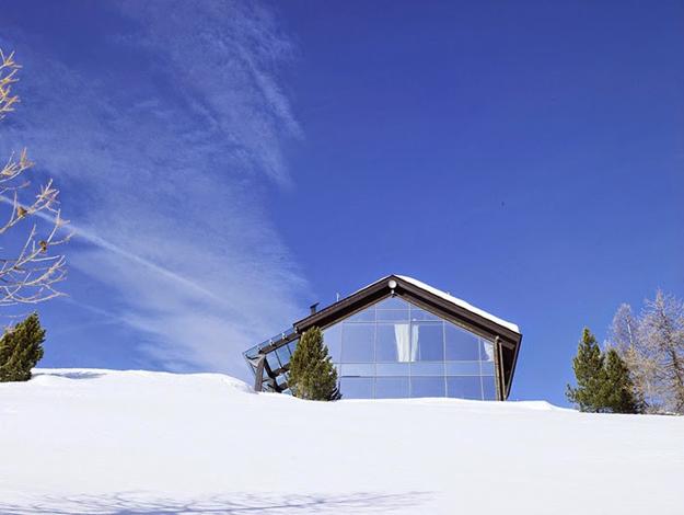 old home redesign with salvaged wood, natural stone, glass wall and wooden ceiling designs