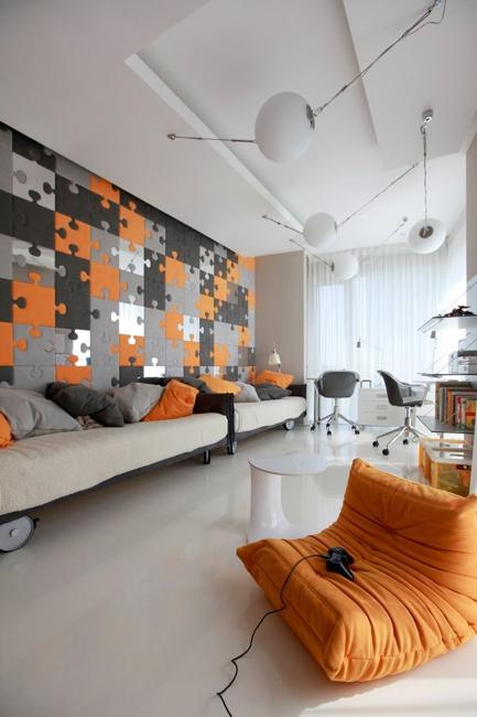 Geometric Objects  and Decoration  Patterns in Modern Living  