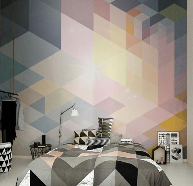 22 Modern Ideas for Bedroom Decorating with Bold Geometric Patterns