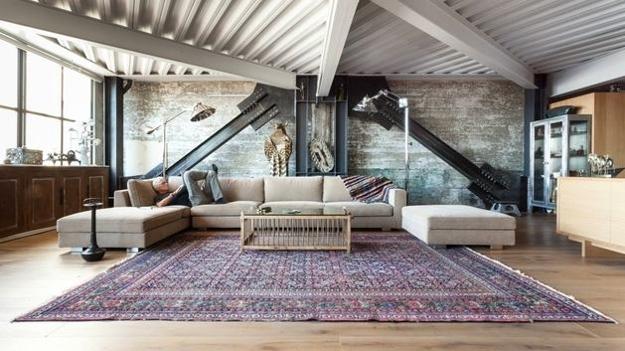 modern interiors with unique ceiling decor
