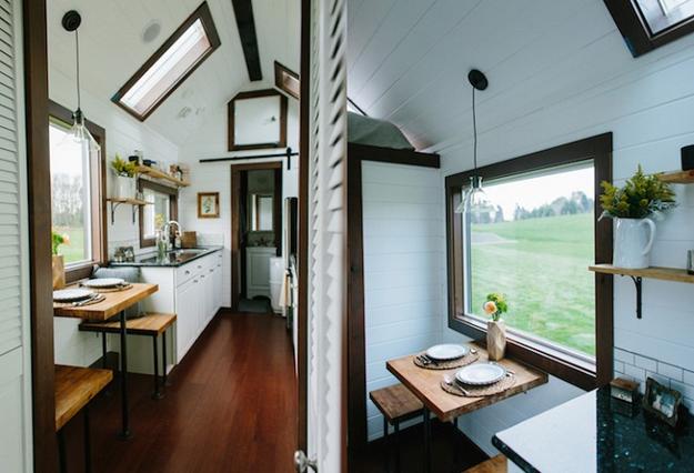 Cozy Small House Design On Wheels Beautiful Homes