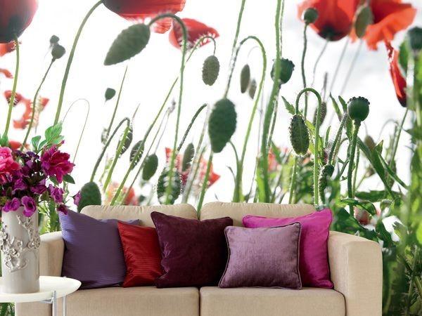 25 Ideas for Spring Decorating with Flowers on Walls