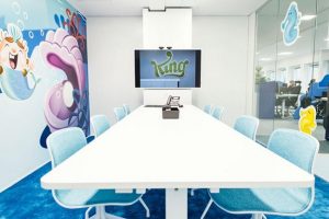 Bright Interior Colors and Office Design Ideas Inspiring Creativity in King