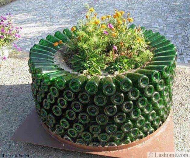 22 Glass Recycling Ideas to Reuse and Recycle Empty Bottles