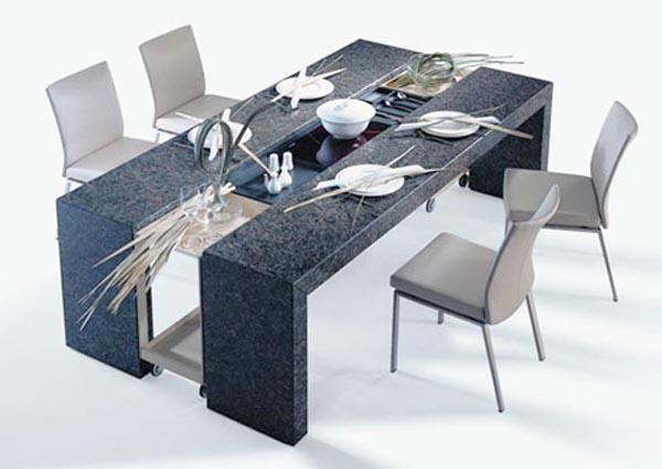 natural stone and manmade stone tops for dining furniture, bathroom and kitchen countertops