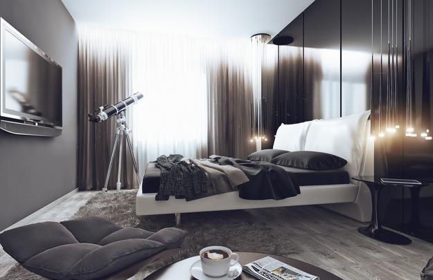 18 Stunning Black  and White  Bedroom  Designs 