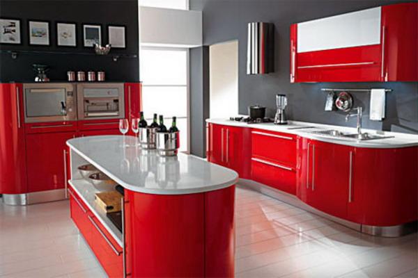 22 Ideas to Create Stunning Red and White Kitchen Design