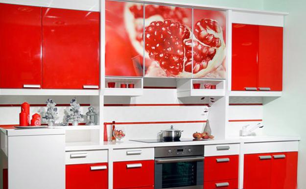 22 ideas to create stunning red and white kitchen design