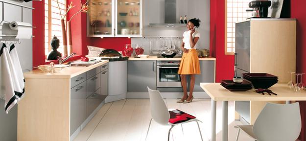 22 Ideas To Create Stunning Red And White Kitchen Design