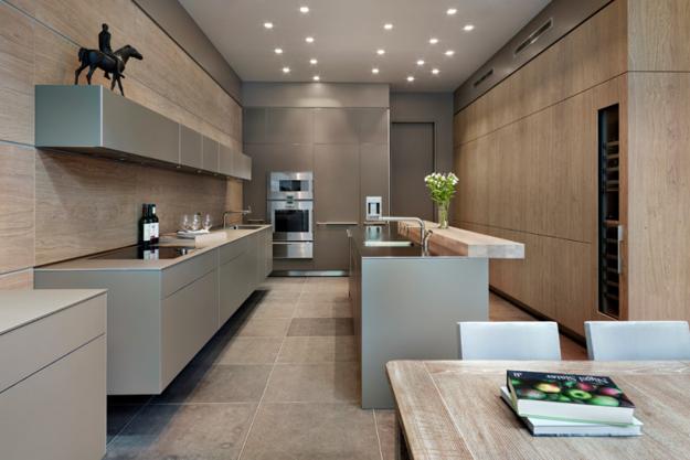 kitchen interiors in modernist style