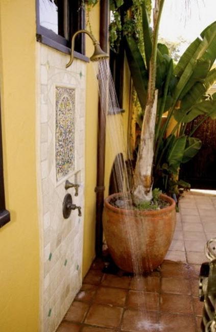 30 Outdoor Shower Design Ideas Showing Beautiful Tiled and
