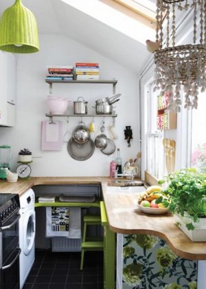 25 Space Saving Small Kitchens and Color Design Ideas for Small Spaces
