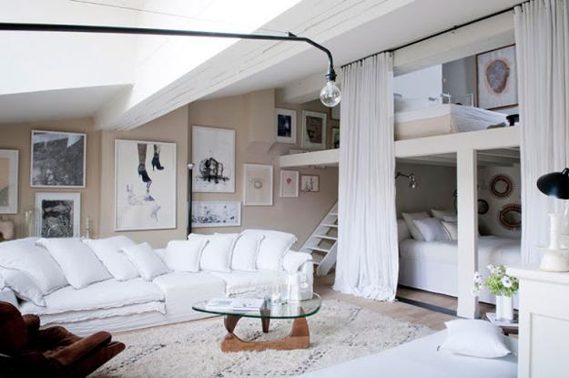 Lofted Space-saving Furniture