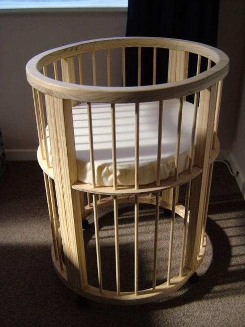 round baby cribs