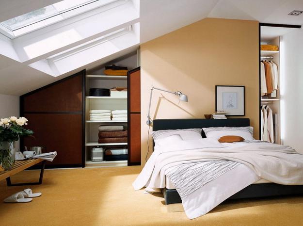 Customized Closet Designs For Small Rooms With Sloped Roofs