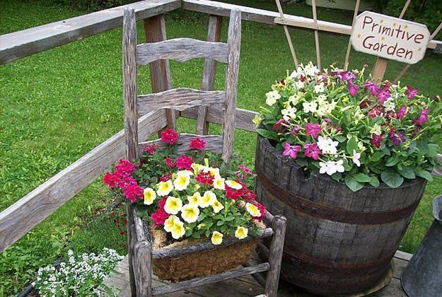 15 Unusual Flower Beds and Container Ideas for Beautiful 