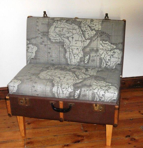 Recycling Vintage Suitcases for 25 Beautiful Chairs with 