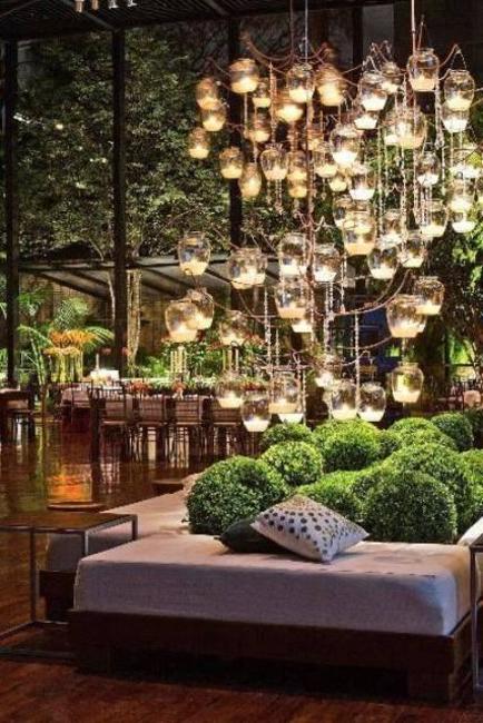 Garden hanging light discount