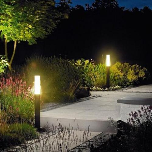 Night Yard Landscaping with Outdoor Lights, 25 Beautiful Lighting Ideas