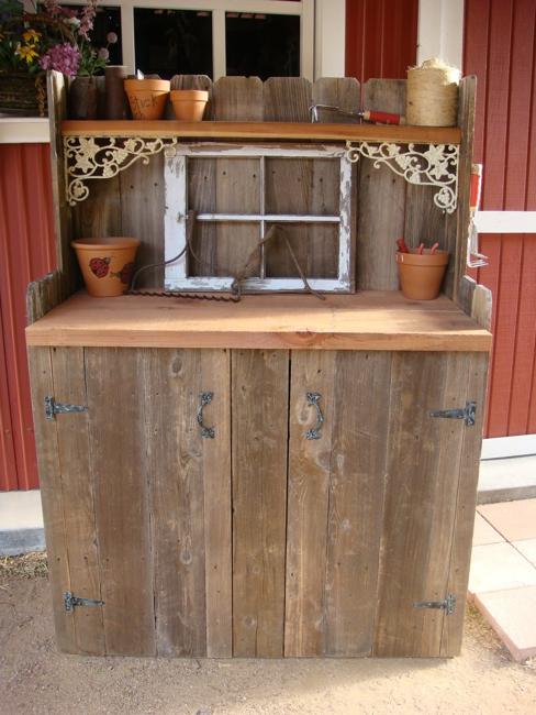 25 Beautiful Potting Bench Design Ideas Creating 