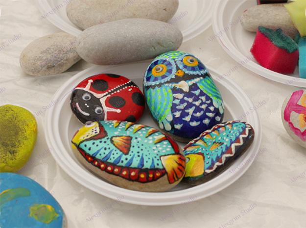 rock painting ideas and designs for garden decorations