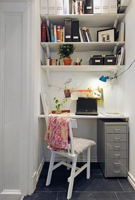 22 Space Saving Storage Ideas For Elegant Small Home Office Designs