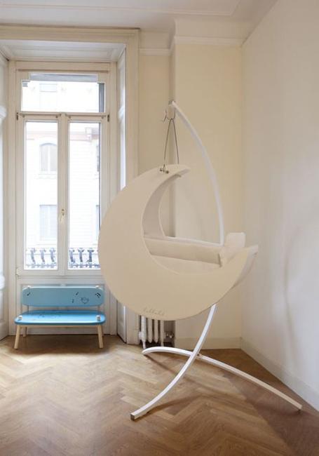 35 Suspended Cradles, Modern Baby Room Ideas and 
