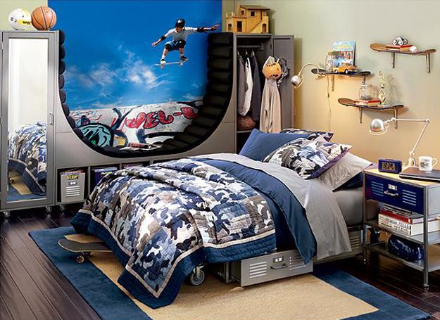 22 Teenage Bedroom Designs, Modern Ideas for Cool Boys ...