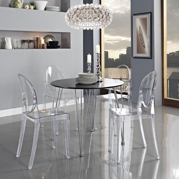 modern tables and chairs for interior design in retro styles