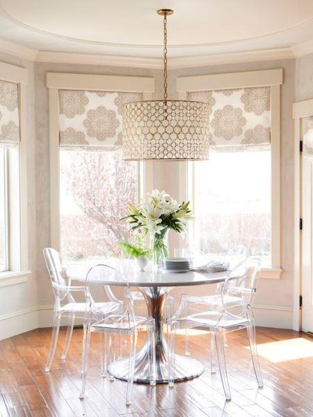 ghost table and chairs