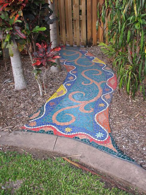 garden path designs and yard landscaping ideas