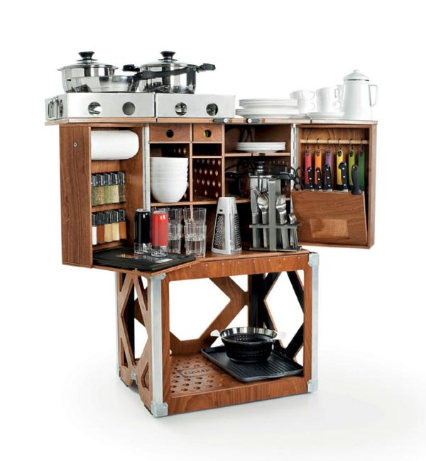 Smart Compact Mobile Kitchen Design for Camping or Outdoor Smart Compact Mobile Kitchen Design for Camping or Outdoor