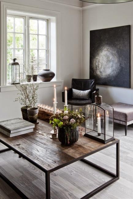 Black and White Decorating in Eclectic Style with ...