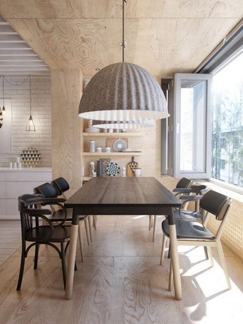 Modern Interior Design Ideas Blending Plywood With