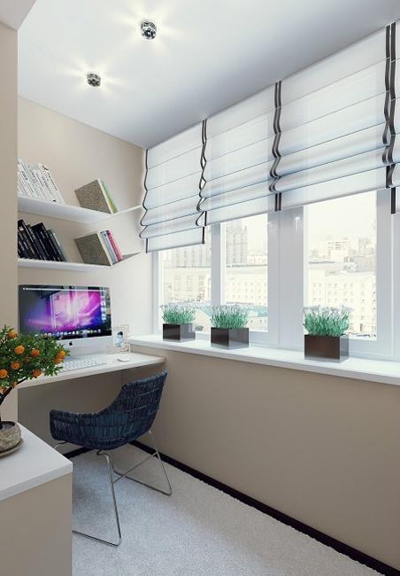 Space Saving Home  Office Ideas  Transforming Small Balcony  