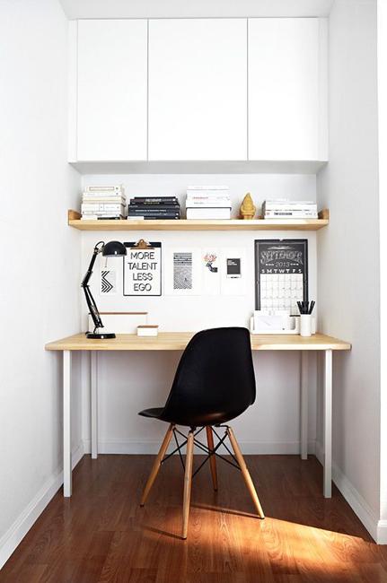 22 Space Saving Ideas for Small Home Office Storage