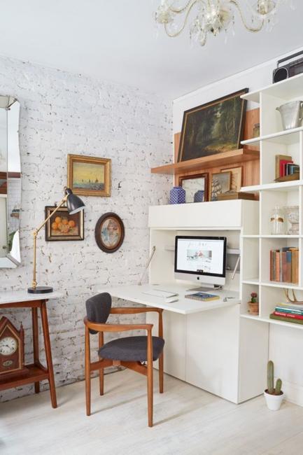 22 Space Saving Ideas for Small Home Office Storage