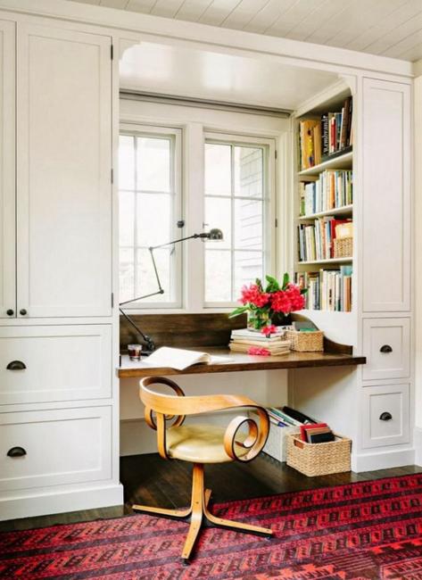 22 Space Saving Ideas For Small Home Office Storage