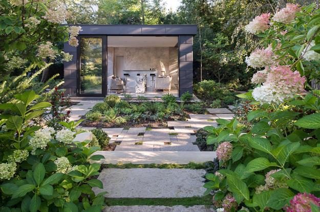 Beautiful Garden House Designs Adding Leaisure of Studio to Living Spaces