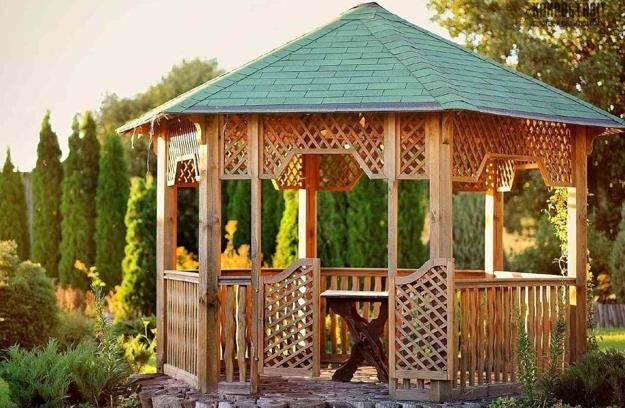 wooden gazebo designs outdoor rooms 15