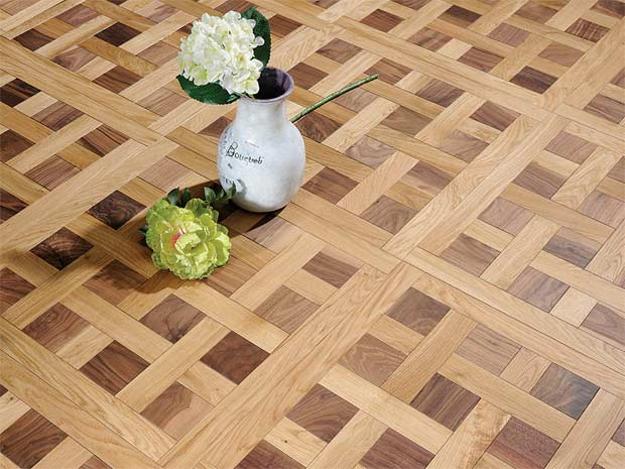 modern interiors with parquet floors