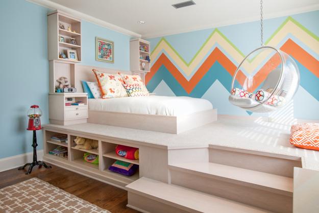 kids bedroom wall design