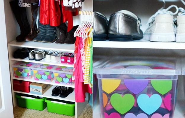 children shoe storage