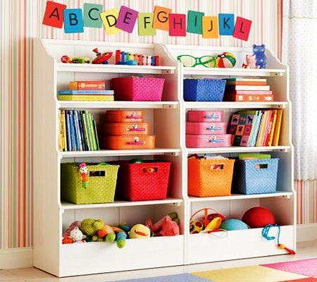 kids shelving unit