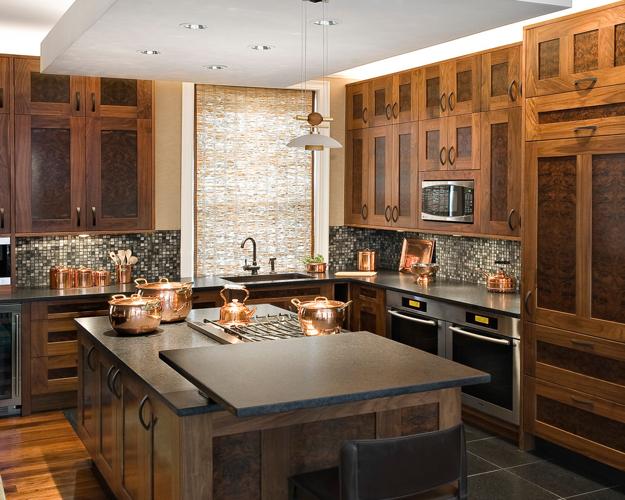 wooden kitchen cabinets