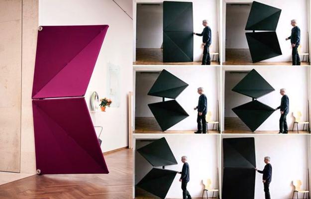 unusual doors made with rotating elements