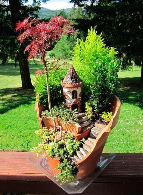 container gardening in ceramic pots , baskets and window boxes