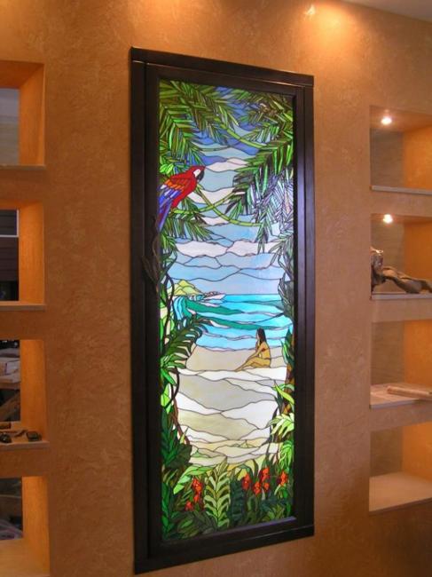 25 Modern Ideas To Use Stained Glass Designs For Home Decorating