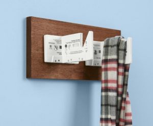 33 Cheap Ideas to Reuse and Recycle for Creative Hooks and Wall Racks